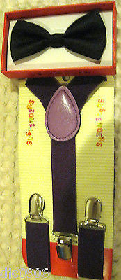 Kids Burgundy Maroon Y-Back Adjustable Suspenders-16.5"-27" Burgundy Suspenders