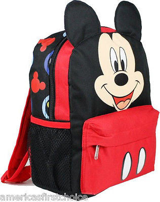 Mickey Mouse with Ears School 12" Backpack Back Pack by Disney-New with Tags!!