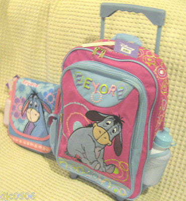 WALT DISNEY MICKEY MOUSE 16" BACKPACK,MICKEY LUNCHBOX, AND MICKEY PENCIL BOX-NEW