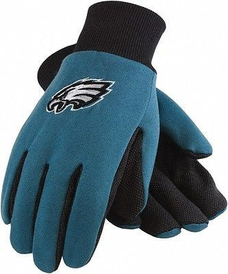 Philadelphia Eagles Green/Black w/ Team Logo Licensed NFL Sport Utility Gloves