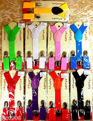 Mustard Yellow Kids Boys Girls Y-Style Back Adjustable suspenders-New in Package