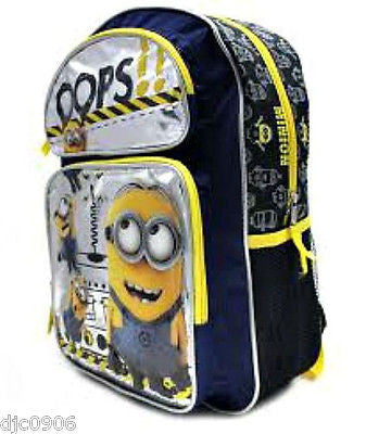 Despicable Me 2 Metallic Ops Minions at Work Backpack&Match Lunch Box Universal