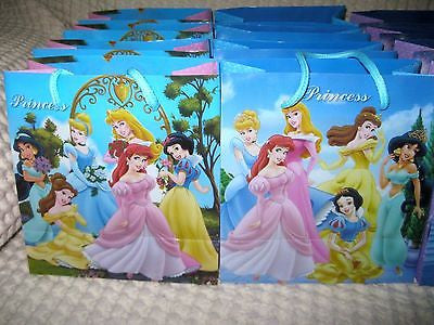 PRINCESS CINDERELLA GOODIE BAGS PARTY FAVOR GIFT BAGS 12 pieces by Disney-New!