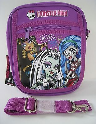 Monster High Ghoulishly Purple Messenger Bag Purse Goth Punk Psychobilly Bag-New