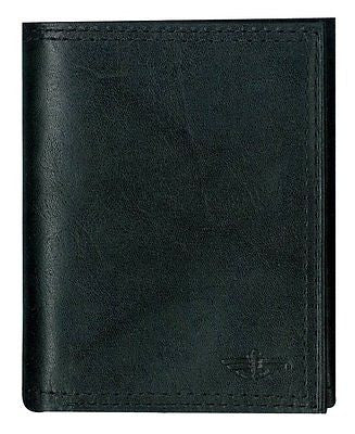 DOCKERS TRIFOLD BLACK LEATHER WALLET-BRAND NEW!