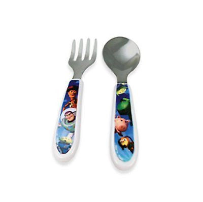 Disney / Pixar Toy Story 2Piece Flatware Set Fork Spoon by Disney-Brand New!