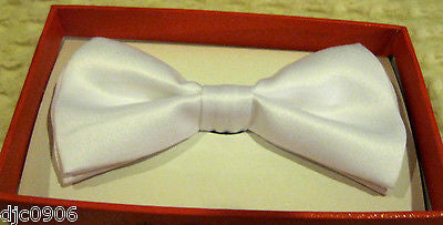 White Kid's Boys Girls Y-Style Back Adjustable Bow Tie & Orange Kids suspenders