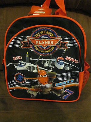 DISNEY PLANES 14" THE BIG BOSS FROM PROPWASH WITH ECHO,BRAVO& DUSTY  BACKPACK