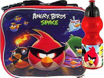 Angry Birds & Friends Insulated Lunch Box Bag + 15oz Water Bottle by Rovio-New!