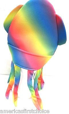 Squid Octopus Hat Rainbow Gay Pride Octopus Adult Fun Silly Hat Cap-Brand New!