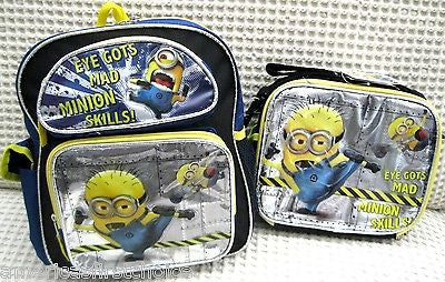 Despicable Me 2 Jerry Stuart Eye Gots Mad Minion Skills 12" & Minion Lunch Box