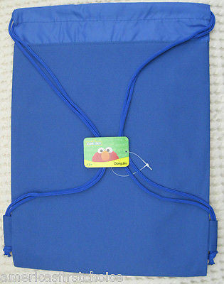SESAME STREET ELMO COUNTING THE NUMBERS BLACK DRAWSTRING BAG BACKPACK TRAVEL-NIP