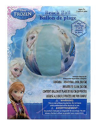 Disney Frozen Olaf & Elsa 20" Inflatable Beach Ball,Floating Rings,& Arm Floats