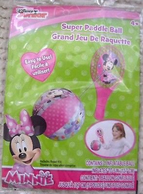 Walt Disney Mickey Mouse Minnie Mouse Pink Paddle Beach Ball-Brand New!