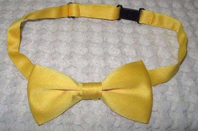 Kids Boys Girls Children Solid White Adjustable Bow Tie-Children's White-New!