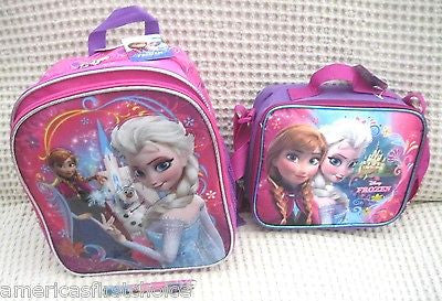 Walt Disney Frozen Anna Elsa Olaf 16" Adjustable Strap Backpack-Brand New w/Tag