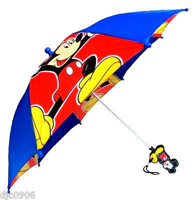 Disney Mickey Mouse Red Blue kid's original licensed Umbrella! New with tags