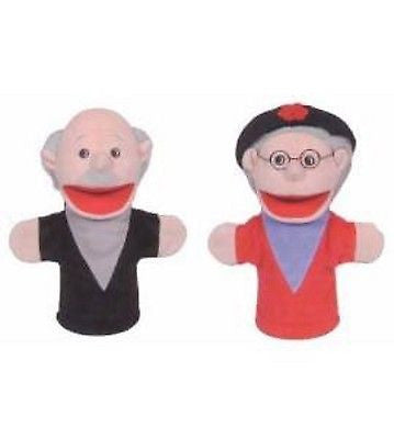 Hispanic Kids Family Large Mouth Two Hand Puppets by Get Ready, Inc.-Brand New!
