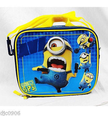 Despicable Me 2 Minions Minion Jerry Stuart School 16" Backpack & Lunch Box-New!