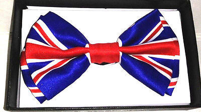 UNITED KINGDOM/ENGLAND ADJUSTABLE  BOW TIE-NEW GIFT BOX!
