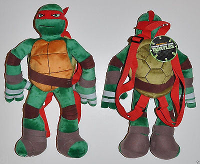Raphael Teenage Mutant Ninja Turtles Plush Backpack-Licensed by Nickelodeon-New!