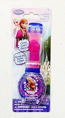 Disney Frozen Elsa Anna Lip Gloss Watch-Flip Up Lip Gloss PINK Watch-New!