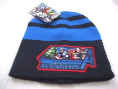 The Avengers Iron Man,Hulk,Thor,& Captain America 3D Beanie Hat Cap-Brand New