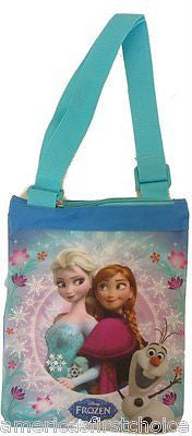 Disney Frozen Elsa and Anna Crossbody Bag Zippered Handbag Tote Bag-Brand New!