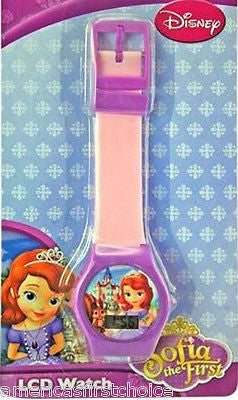 Disney Sofia the First Princess LCD Watch Girls Wristwatch Digital Watch-New!