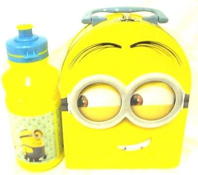 DISNEY DESPICABLE ME 2 WITH STUART AND JERRY EYE GOTS MAD MINION SKILLS LUNCHBOX