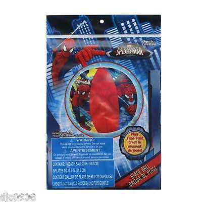 Spider-Man Spiderman 20" Beach Ball by Marvel-Marvel Beach Ball-New in Package!