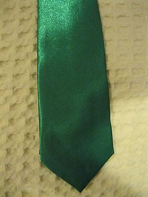 Solid Green MJ Marijuana Weed Unisex Men's Tie Necktie 57" Lx3" W-New in Sleeve