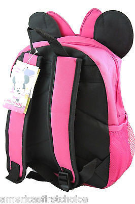 Minnie Mouse with Ears School 12" Backpack Back Pack by Disney-New with Tags!!