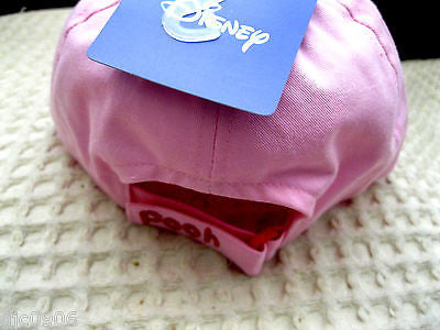 Disney Winnie the Pooh Embroidery Boys Girls Pink Baseball Cap-New with Tags!