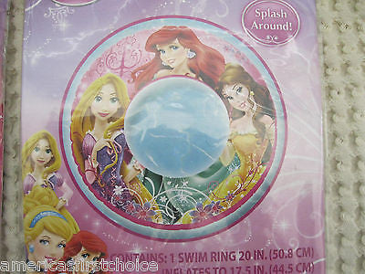 Princess and Friends  20" Beach Swim Ring by Walt Disney-New in Package!