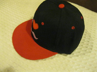 I Love my Mustache Red Embroid Mustache Red Brim Truck Adjustable Cap/Hat-New!