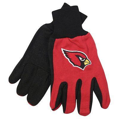 Arizona Cardinals Red/Black Team Logo Licensed NFL Sport Utility Gloves-New