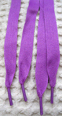 Premium Thick Bright Neon Purple Rockabilly Punk Shoe Laces Shoelaces-New Tags!