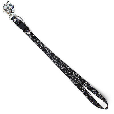 Black and White Musical Notes 15" lanyard for ID Holder + Mobile Devices-New!