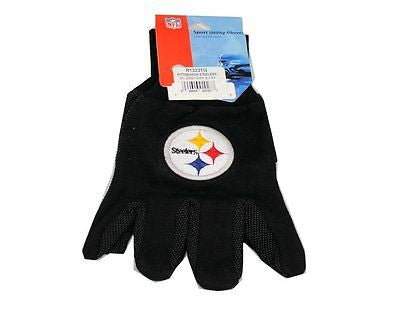 Pittsburgh Steelers Team Logo Licensed NFL Sport Utility Gloves-New with Tags!