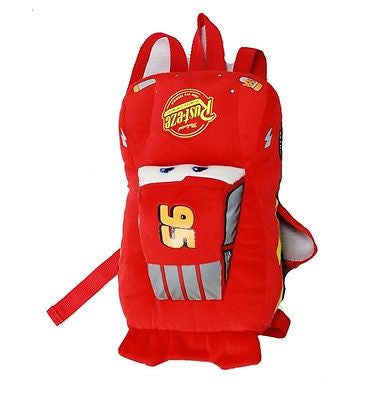 Walt Disney The Cars McQueen 12 " Plush Backpack Tote- NEW with Tags!