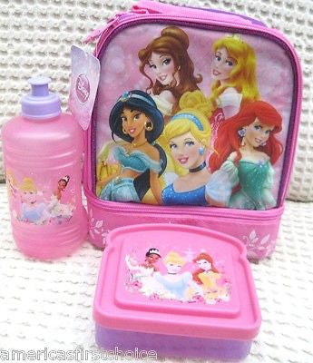 Sofia the First Princess Lunch box, Water Bottle, and Sandwich Case-Brand New!