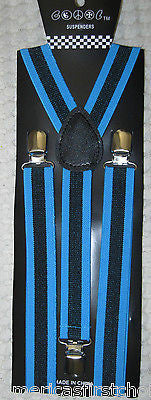 Charcoal Gray Grey 1 1/2" Y-Back Adjustable Suspenders Unisex,Men,Women-New!