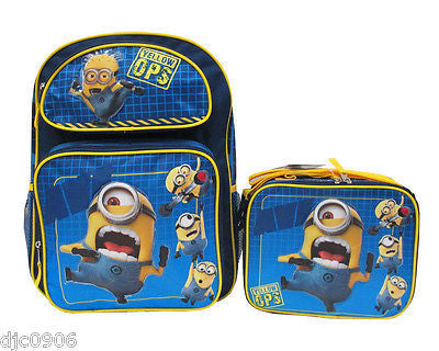 Despicable Me 2 Minions Minion Oops Minions at Work Backpack&Match Lunch Box-New