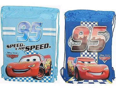 DISNEY LIGHTNING MCQUEEN MEDICATED RUST-EZE DRAWSTRING BAG TRAVEL BACKPACK-NEW!