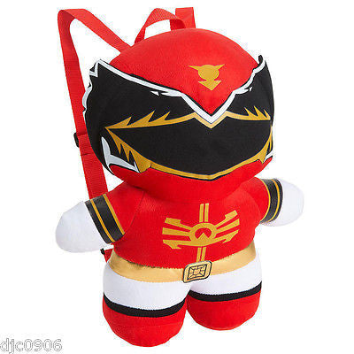 Nickelodeon Red Jayden Power Rangers 14 " Plush Figure Backpack Tote- NEW!