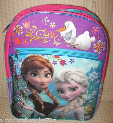 Frozen 16" Rolling Backpack,Lunchbox,Pencil Pouch,4 pc Stationary Set Combo-New!
