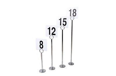 New Star 12 Pc Table Number Holder Table Card-Table Number Stand Place Card Hold