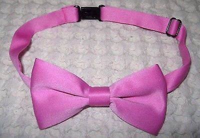 Kids Boys Girls Children Rose Pink Adjustable Bow Tie Bowtie-New in Box!