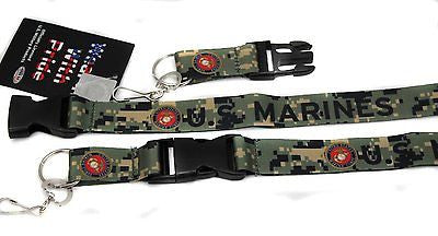 Official Licensed Products Military "US MARINES" CAMO Lanyard-Brand New!